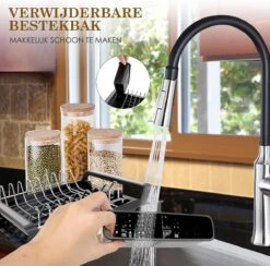 MIRI Afdruiprek – Afwasrek – Uitschuifbaar – Met Lekbak In Gootsteen – Afwas – Roestvrij Staal – Zwart 13 MIRI Afdruiprek – Afwasrek – Uitschuifbaar – Met Lekbak In Gootsteen – Afwas – Roestvrij Staal – Zwart -Winkel Voor Schoonmaakartikelen 1200x1185 2