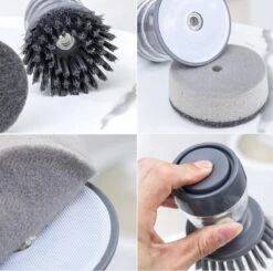 Afwasborstel Met Zeepdispenser – Met 3 Verschillende Opzet Stukken – Inclusief Houder – Grijs – Afwas Borstel Zeepreservoir – Zeep Handborstel – Doseerpomp – Afwasmiddel Dispenser – Navulbaar 9 Afwasborstel Met Zeepdispenser – Met 3 Verschillende Opzet Stukken – Inclusief Houder – Grijs – Afwas Borstel Zeepreservoir – Zeep Handborstel – Doseerpomp – Afwasmiddel Dispenser – Navulbaar -Winkel Voor Schoonmaakartikelen 1200x1189 7