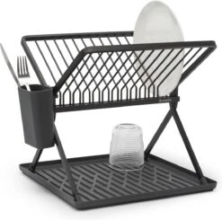 Brabantia SinkSide Afdruiprek - Inklapbaar - Compact - Dark Grey -Winkel Voor Schoonmaakartikelen 1200x1191 13