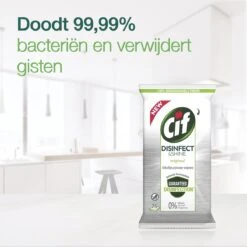 Cif Disinfect & Shine Wipes Doden 99,99% Van De Bacteriën Original Desinfecterende Schoonmaakdoekjes, Van 100% Biologisch Afbreekbaar Textiel 5 X 75 Doekjes 18 Cif Disinfect & Shine Wipes Doden 99,99% Van De Bacteriën Original Desinfecterende Schoonmaakdoekjes, Van 100% Biologisch Afbreekbaar Textiel 5 X 75 Doekjes -Winkel Voor Schoonmaakartikelen 1200x1198 17