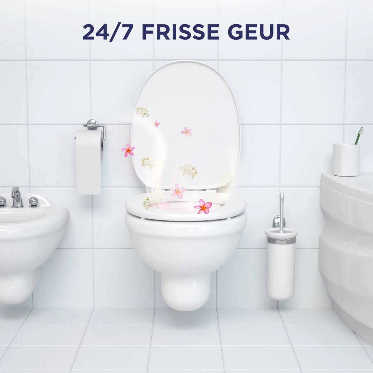 Glorix Aroma Lux Pink Jasmine & Elderflower Toiletblokken - 9 Stuks - Voordeelverpakking 6 Glorix Aroma Lux Pink Jasmine & Elderflower Toiletblokken - 9 Stuks - Voordeelverpakking - Afbeelding 6