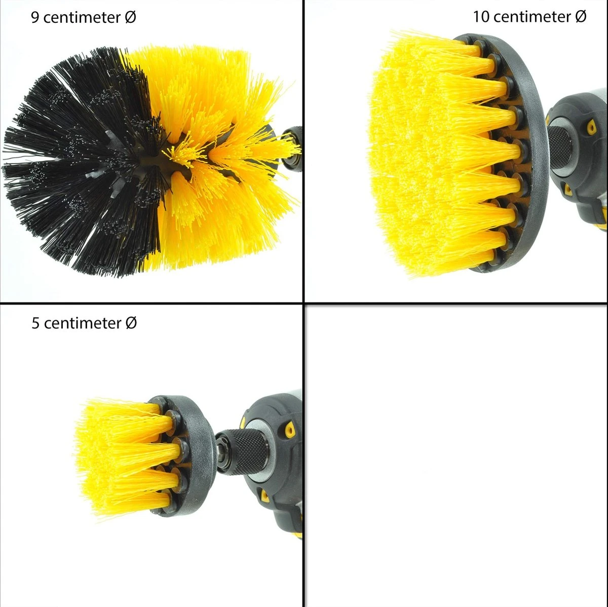 Merkloos Kibani 3 Delige Borstelset Voor Boormachine - Schrobborstel - Polypropyleen - Borstel Boormachine - Schuurborstel - Automatische Reiniging - Reinigingsborstels Voor Boormachine - Schoonmaakborstel 7 Merkloos Kibani 3 Delige Borstelset Voor Boormachine - Schrobborstel - Polypropyleen - Borstel Boormachine - Schuurborstel - Automatische Reiniging - Reinigingsborstels Voor Boormachine - Schoonmaakborstel - Afbeelding 7