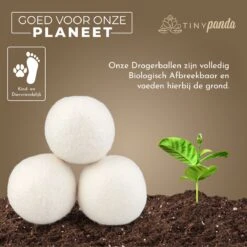 Merkloos Droger Ballen XL 8 Stuks – Zero Waste Dryer Balls - Duurzaam – Wasverzachter – Herbruikbare Drogerballen – Droogt De Was Sneller – Tiny Panda -Winkel Voor Schoonmaakartikelen 1200x1199 16