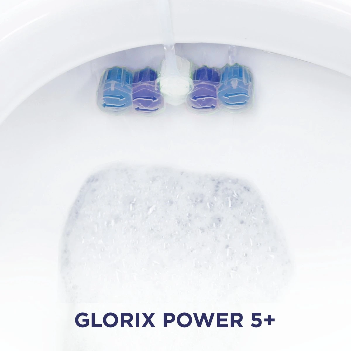 Glorix Power 5+ Ocean Toiletblokken - 7 Stuks - Voordeelverpakking 4 Glorix Power 5+ Ocean Toiletblokken - 7 Stuks - Voordeelverpakking - Afbeelding 4