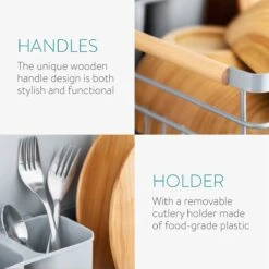 Navaris Afdruiprek Met Uitneembare Bestekhouder - Afwasrek Met Losse Lekbak - Vaatwasrek Met Plateau - Voor Bestek, Borden, Schalen En Pannen 13 Navaris Afdruiprek Met Uitneembare Bestekhouder - Afwasrek Met Losse Lekbak - Vaatwasrek Met Plateau - Voor Bestek, Borden, Schalen En Pannen -Winkel Voor Schoonmaakartikelen 1200x1200 1243