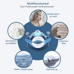 KIMO DIRECT Waterontharder Met 6 Teststrips - Waterontharder - Huishouden Tot 6 Personen - Waterfilter - 7500 Gauss - Blauw 13 KIMO DIRECT Waterontharder Met 6 Teststrips - Waterontharder - Huishouden Tot 6 Personen - Waterfilter - 7500 Gauss - Blauw -Winkel Voor Schoonmaakartikelen 1200x1200 1268