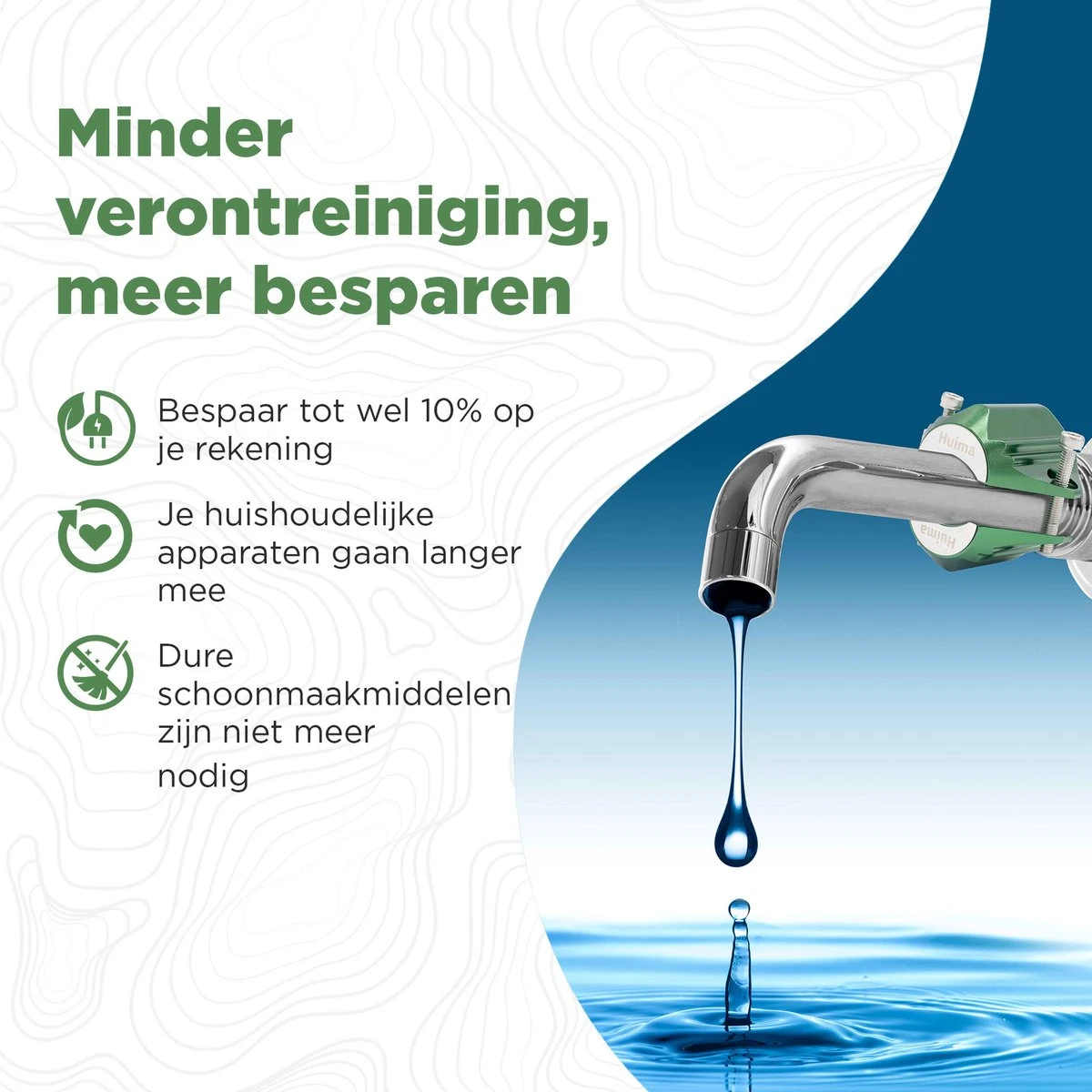 Huima Magnetische Waterontharder – Waterontkalker – Waterontharder Magneet – Ontkalker – Antikalk Magneet – Waterverzachter - Waterontharder Waterleiding – Kalk – Antikalk 2 Huima Magnetische Waterontharder – Waterontkalker – Waterontharder Magneet – Ontkalker – Antikalk Magneet – Waterverzachter - Waterontharder Waterleiding – Kalk – Antikalk - Afbeelding 2