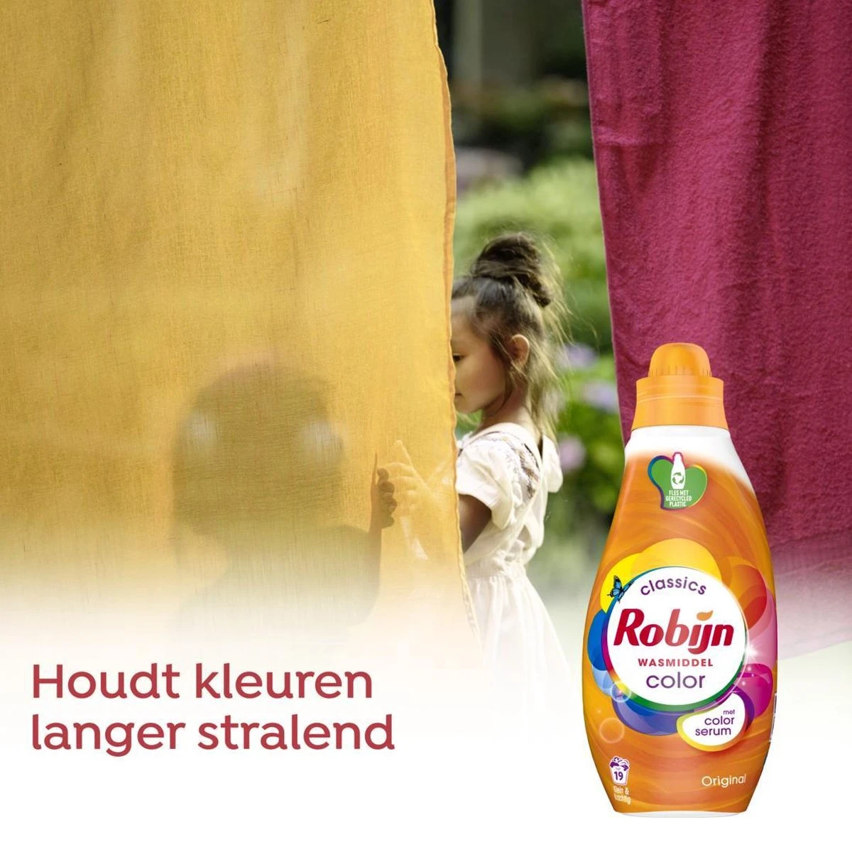 Robijn Klein & Krachtig Color Vloeibaar Wasmiddel - 8 X 19 Wasbeurten - Voordeelverpakking 8 Robijn Klein & Krachtig Color Vloeibaar Wasmiddel - 8 X 19 Wasbeurten - Voordeelverpakking - Afbeelding 8