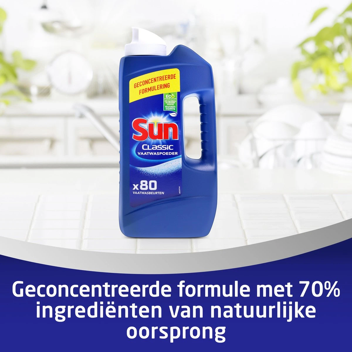 SUN® Sun Vaatwaspoeder 1,36KG - 80 Wasbeurten 6 SUN® Sun Vaatwaspoeder 1,36KG - 80 Wasbeurten - Afbeelding 6