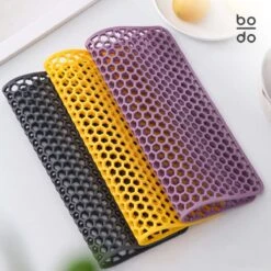 BODO Gootsteenmat Siliconen Donker Grijs - 34.5 X 34.5 Cm - Keuken Accessoires - Gootsteen Beschermer - Onderzetters Siliconen - Anti Kras -Winkel Voor Schoonmaakartikelen 1200x1200 1442