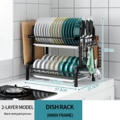 Merkloos Afdruiprek - Afdruiprek Met Lekbak - Afwas - Metaal - Zwart - RVS Afwasrek 9 Merkloos Afdruiprek - Afdruiprek Met Lekbak - Afwas - Metaal - Zwart - RVS Afwasrek -Winkel Voor Schoonmaakartikelen 1200x1200 1454