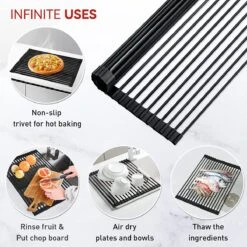 BOTC Afdruiprek - Verstelbaar - Afdruipmat Voor Afwas - Pannenonderzetter - Opvouwbaar 15 BOTC Afdruiprek - Verstelbaar - Afdruipmat Voor Afwas - Pannenonderzetter - Opvouwbaar -Winkel Voor Schoonmaakartikelen 1200x1200 1459