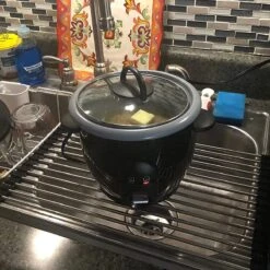 IBright Oprolbare Afdruiprek - Pannen Rooster Hittebestendig - Afdruiprooster - Pannenonderzetter - RVS Zwart 12 IBright Oprolbare Afdruiprek - Pannen Rooster Hittebestendig - Afdruiprooster - Pannenonderzetter - RVS Zwart -Winkel Voor Schoonmaakartikelen 1200x1200 1478