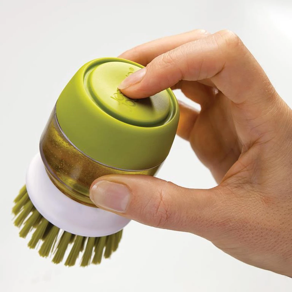 Joseph Joseph Afwasborstel Palm Scrub - Incl Houder - Grijs 11 Joseph Joseph Afwasborstel Palm Scrub - Incl Houder - Grijs - Afbeelding 11