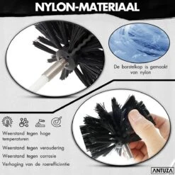 Antuza | Schoorsteenveegset | Schoorsteenreiniger | Schoorsteen Borstel | 9 Meter -Winkel Voor Schoonmaakartikelen 1200x1200 1648