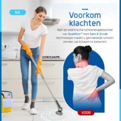 Qualitics Elektrische Schoonmaakborstel - Roterende Polijstmachine - Schrobborstel - Poetsmachine - Vloerreiniger Met 10 Opzetstukken 12 Qualitics Elektrische Schoonmaakborstel - Roterende Polijstmachine - Schrobborstel - Poetsmachine - Vloerreiniger Met 10 Opzetstukken -Winkel Voor Schoonmaakartikelen 1200x1200 1692