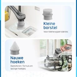 Qualitics Elektrische Schoonmaakborstel - Roterende Polijstmachine - Schrobborstel - Poetsmachine - Vloerreiniger Met 10 Opzetstukken 14 Qualitics Elektrische Schoonmaakborstel - Roterende Polijstmachine - Schrobborstel - Poetsmachine - Vloerreiniger Met 10 Opzetstukken -Winkel Voor Schoonmaakartikelen 1200x1200 1694