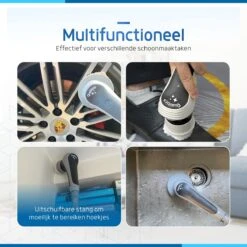 Qualitics Elektrische Schoonmaakborstel - Roterende Polijstmachine - Schrobborstel - Poetsmachine - Vloerreiniger Met 10 Opzetstukken 15 Qualitics Elektrische Schoonmaakborstel - Roterende Polijstmachine - Schrobborstel - Poetsmachine - Vloerreiniger Met 10 Opzetstukken -Winkel Voor Schoonmaakartikelen 1200x1200 1695