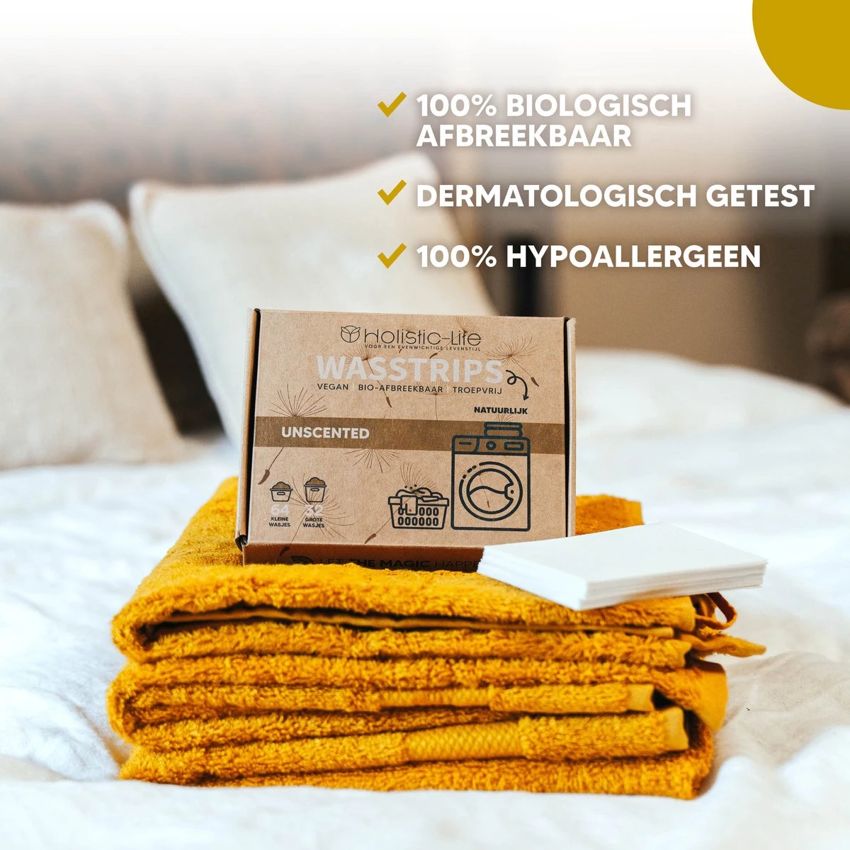 Wasmiddeldoekjes - Ongeparfumeerd Wasstrips 128 Wasbeurten – Wasmiddel Wasdoekjes - Natuurlijke Wasverzachter – Vegan – Zero Waste 6 Wasmiddeldoekjes - Ongeparfumeerd Wasstrips 128 Wasbeurten – Wasmiddel Wasdoekjes - Natuurlijke Wasverzachter – Vegan – Zero Waste - Afbeelding 6