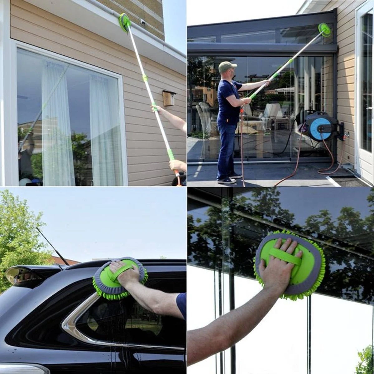 PROPLUS Pro Plus Wasborstel Chenille - Telescopische Steel - Uitschuifbaar Tot 2.50 Meter 14 PROPLUS Pro Plus Wasborstel Chenille - Telescopische Steel - Uitschuifbaar Tot 2.50 Meter - Afbeelding 14