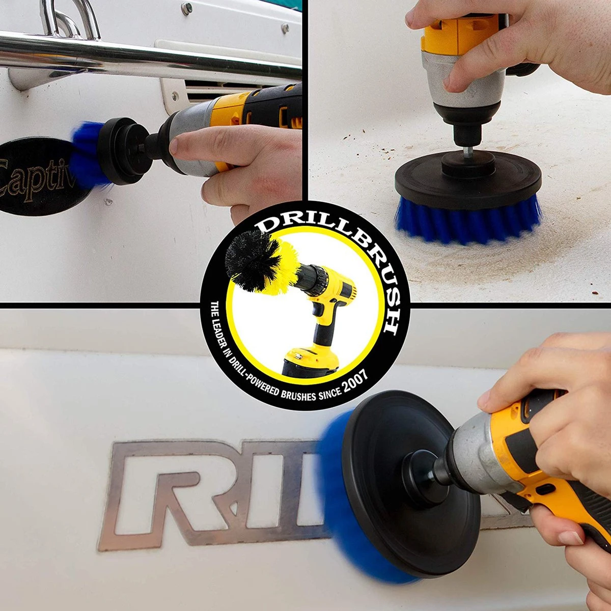 Merkloos 3 Delige Borstelset Voor Boormachine, Opzetstuk Voor Boormachine, Reinigingsborstels, Boorborstels 5 Merkloos 3 Delige Borstelset Voor Boormachine, Opzetstuk Voor Boormachine, Reinigingsborstels, Boorborstels - Afbeelding 5