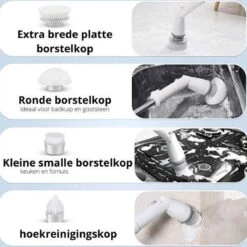 Elektrische Scrubber - Veelzijdige Schrobborstel - Elektrische Schoonmaakborstel - Binnen En Buiten Schoonmaken -Winkel Voor Schoonmaakartikelen 1200x1200 1755