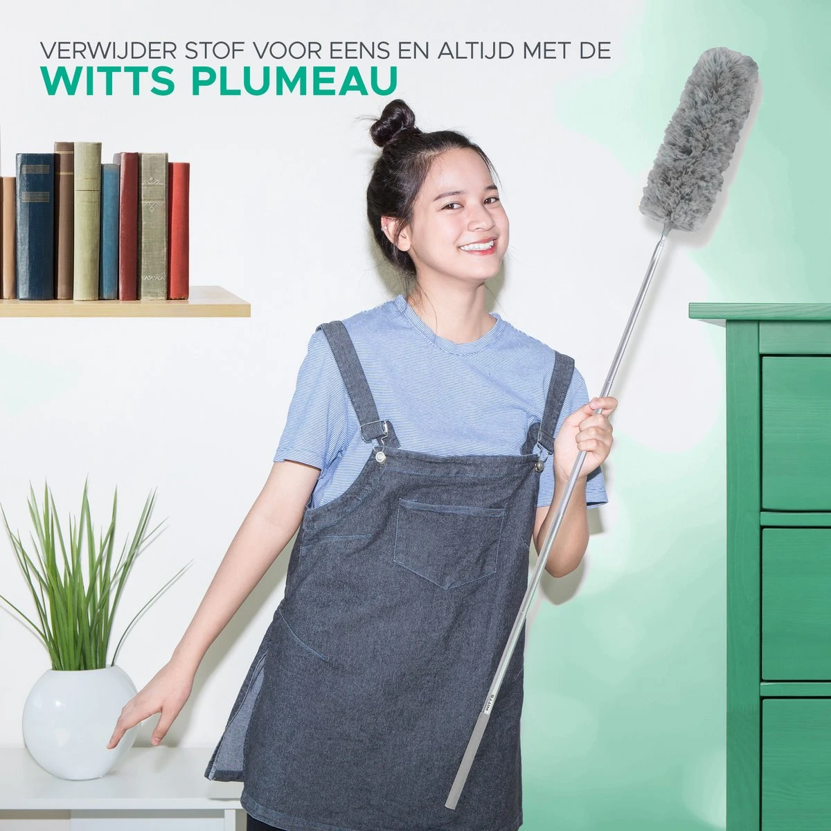 WITTS Telescopische Plumeau - Ragebol – Uitschuifbaar - Grijs 7 WITTS Telescopische Plumeau - Ragebol – Uitschuifbaar - Grijs - Afbeelding 7