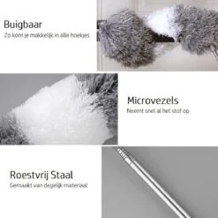 Vannons - Plumeau - Ragebol - Plumeau Uitschuifbaar Tot 245 Cm - Met Telescoopsteel - Wasbaar Microvezel - Grijs Wit 11 Vannons - Plumeau - Ragebol - Plumeau Uitschuifbaar Tot 245 Cm - Met Telescoopsteel - Wasbaar Microvezel - Grijs Wit -Winkel Voor Schoonmaakartikelen 1200x1200 1781