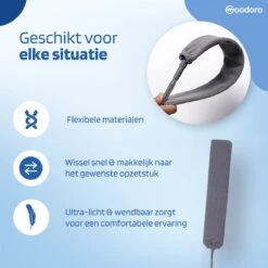 Woodoro Ragebol Uitschuifbaar Complete 9-Delige Set - Verstelbare Telescoopsteel - Plumeau - RVS - Zwart & Grijs -Winkel Voor Schoonmaakartikelen 1200x1200 1819