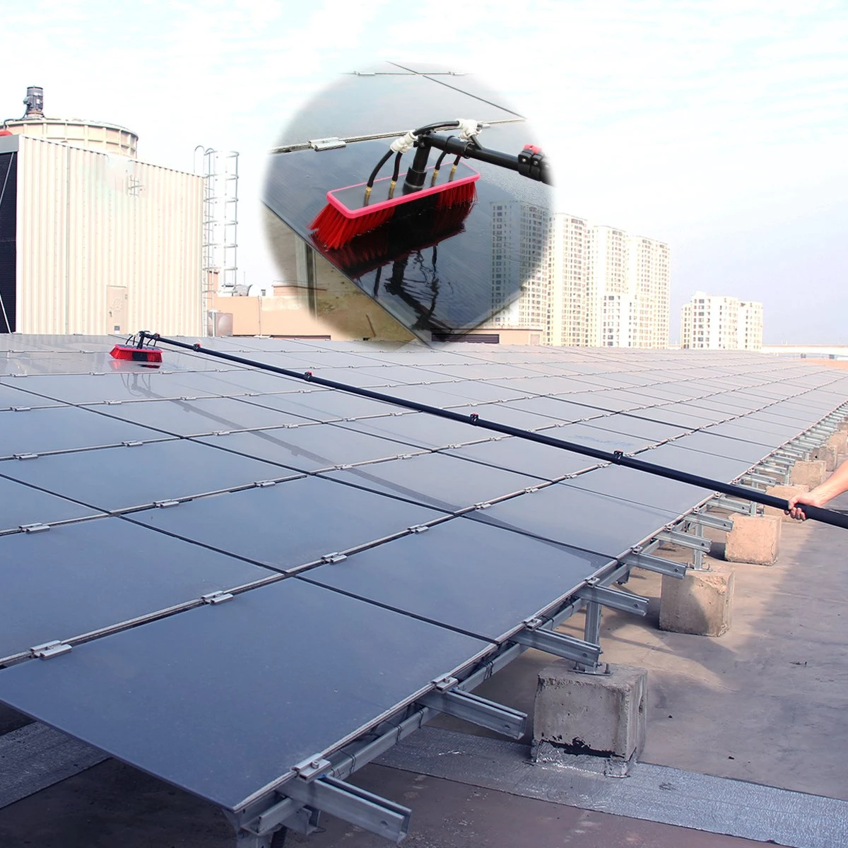 Kibani Telescoop Borstel 6m - Telescoopsteel Ramenwassen - Telescoopsteel Met Borstel - Telescoopsteel - Telescoopsteel Met Waterdoorvoer - Ramenwassen - Raamwisser Met Telescoopsteel - Telescoopstelen 2 Kibani Telescoop Borstel 6m - Telescoopsteel Ramenwassen - Telescoopsteel Met Borstel - Telescoopsteel - Telescoopsteel Met Waterdoorvoer - Ramenwassen - Raamwisser Met Telescoopsteel - Telescoopstelen - Afbeelding 2