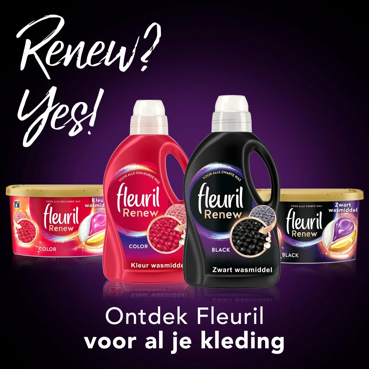 Fleuril Renew Zwart - Vloeibaar Wasmiddel - Voordeelverpakking - 65 Wasbeurten 8 Fleuril Renew Zwart - Vloeibaar Wasmiddel - Voordeelverpakking - 65 Wasbeurten - Afbeelding 8