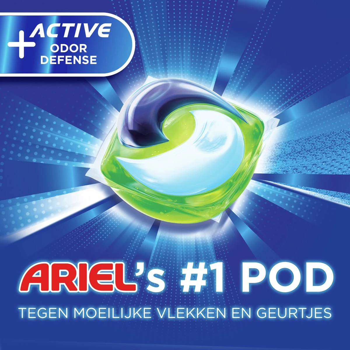 Ariel All In 1 Wasmiddel Pods + Actieve Geurbestrijding - Voordeelverpakking 2 X 50 Wasbeurten 7 Ariel All In 1 Wasmiddel Pods + Actieve Geurbestrijding - Voordeelverpakking 2 X 50 Wasbeurten - Afbeelding 7
