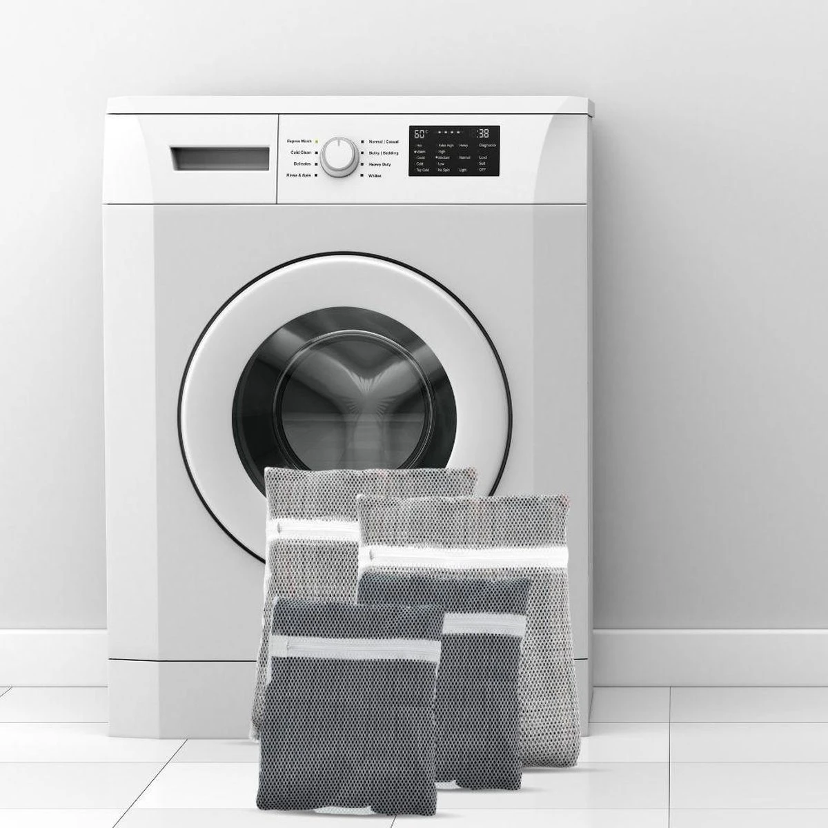 Orange85 Waszak - 4-Delige Set - Lingerie - Bh - Kleding - Met Ritssluiting - Waszakje - Groot - Klein - Wasgoed - Wasmachine - Wasnet - Polyester - Laundry Bag 3 Orange85 Waszak - 4-Delige Set - Lingerie - Bh - Kleding - Met Ritssluiting - Waszakje - Groot - Klein - Wasgoed - Wasmachine - Wasnet - Polyester - Laundry Bag - Afbeelding 3