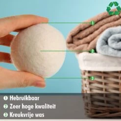 Merkloos Drogerballen Wol XL 6 Stuks - Duurzaam - Wasverzachter - Drogerbollen - Wasdrogerballen - Wasbollen 7 Merkloos Drogerballen Wol XL 6 Stuks - Duurzaam - Wasverzachter - Drogerbollen - Wasdrogerballen - Wasbollen -Winkel Voor Schoonmaakartikelen 1200x1200 558