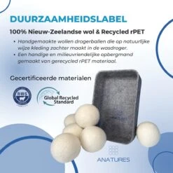 ANATURES Wollen XL Drogerballen 6 Stuks In Opbergmand – Herbruikbare Droogballen Wasdroger – Nieuw Zeelands RWS Schaapswol - Wasdrogerballen Duurzaam – Natuurlijke Wasverzachter 21 ANATURES Wollen XL Drogerballen 6 Stuks In Opbergmand – Herbruikbare Droogballen Wasdroger – Nieuw Zeelands RWS Schaapswol - Wasdrogerballen Duurzaam – Natuurlijke Wasverzachter -Winkel Voor Schoonmaakartikelen 1200x1200 619