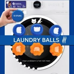 Salivio Laundryballs - 8x Wasbol Set - Huisdieren Haar Verwijderen - Wasbollen - Drogerballen - Energiebesparend - Wasverzachter - Milieuvriendelijk Wassen -Winkel Voor Schoonmaakartikelen 1200x1200 621