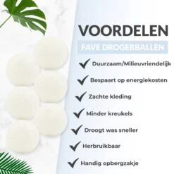 FAVE Drogerballen XL - 6 Stuks - Inclusief Opbergzakje - Wasbol - Wasballen - Doseerbol - Droogballen - Duurzaam 11 FAVE Drogerballen XL - 6 Stuks - Inclusief Opbergzakje - Wasbol - Wasballen - Doseerbol - Droogballen - Duurzaam -Winkel Voor Schoonmaakartikelen 1200x1200 644