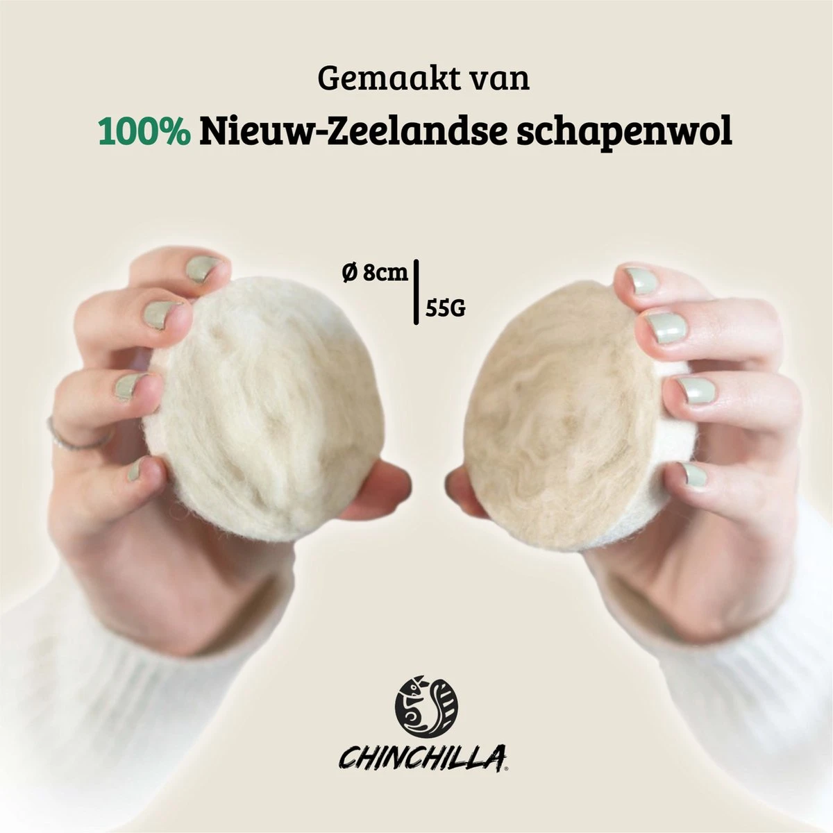 Merkloos Chinchilla® Drogerballen XXL - Set Van 6 Stuks - Herbruikbare Wasdrogerballen - Droogballen - Energiebesparing - Drogerballen Voor Wasdrogers - Wasbollen 2 Merkloos Chinchilla® Drogerballen XXL - Set Van 6 Stuks - Herbruikbare Wasdrogerballen - Droogballen - Energiebesparing - Drogerballen Voor Wasdrogers - Wasbollen - Afbeelding 2