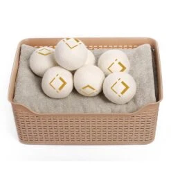 LuxerLiving Wasbol Set Van 6 - Droogt Tot 30% Sneller - Wasverzachter - Droger Ballen - Dryer Balls - Ecologisch - 100% Wol 8 LuxerLiving Wasbol Set Van 6 - Droogt Tot 30% Sneller - Wasverzachter - Droger Ballen - Dryer Balls - Ecologisch - 100% Wol -Winkel Voor Schoonmaakartikelen 1200x1200 702