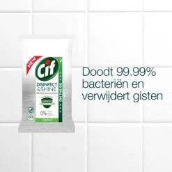 Cif Disinfect & Shine Wipes Original Desinfectie Schoonmaakdoekjes - 12 X 30 Doekjes - Voordeelverpakking 24 Cif Disinfect & Shine Wipes Original Desinfectie Schoonmaakdoekjes - 12 X 30 Doekjes - Voordeelverpakking -Winkel Voor Schoonmaakartikelen 1200x1200 823