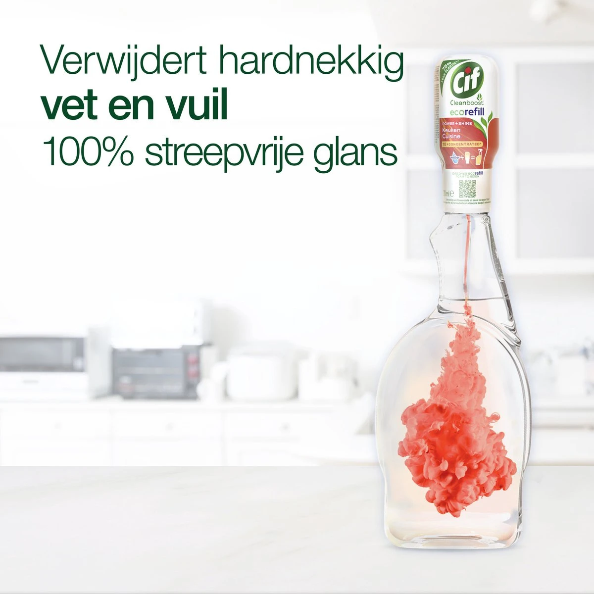Cif CleanBoost Power & Shine Keuken Ecorefill Capsules - 10 X 70 Ml - Voordeelverpakking 5 Cif CleanBoost Power & Shine Keuken Ecorefill Capsules - 10 X 70 Ml - Voordeelverpakking - Afbeelding 5