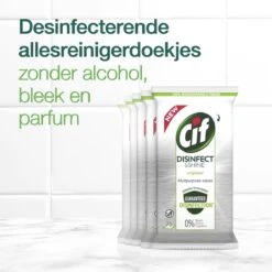Cif Disinfect & Shine Wipes Doden 99,99% Van De Bacteriën Original Desinfecterende Schoonmaakdoekjes, Van 100% Biologisch Afbreekbaar Textiel 5 X 75 Doekjes 19 Cif Disinfect & Shine Wipes Doden 99,99% Van De Bacteriën Original Desinfecterende Schoonmaakdoekjes, Van 100% Biologisch Afbreekbaar Textiel 5 X 75 Doekjes -Winkel Voor Schoonmaakartikelen 1200x1200 883