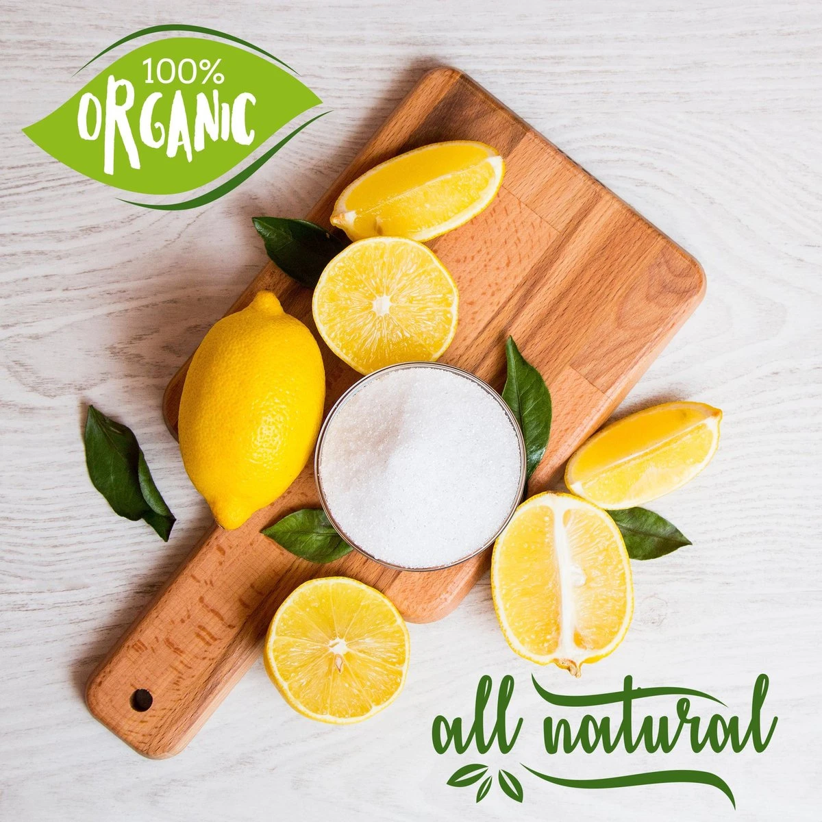 Citroenzuur - 1 KG - Citric Acid - Foodgrade 3 Citroenzuur - 1 KG - Citric Acid - Foodgrade - Afbeelding 3