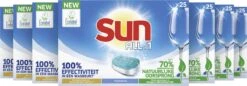 SUN® Sun All-in-1 Normaal Vaatwastabletten - 7 X 25 Tabletten - Voordeelverpakking 14 SUN® Sun All-in-1 Normaal Vaatwastabletten - 7 X 25 Tabletten - Voordeelverpakking -Winkel Voor Schoonmaakartikelen 1200x417