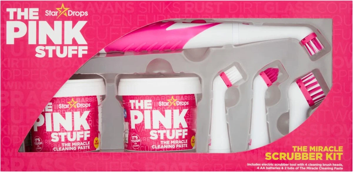 The Pink Stuff The Miracle Schoonmaak Pasta Kit - De Ultieme Beginners Bundel Voor The Pink Stuff - Schoonmaak Set 1 The Pink Stuff The Miracle Schoonmaak Pasta Kit - De Ultieme Beginners Bundel Voor The Pink Stuff - Schoonmaak Set