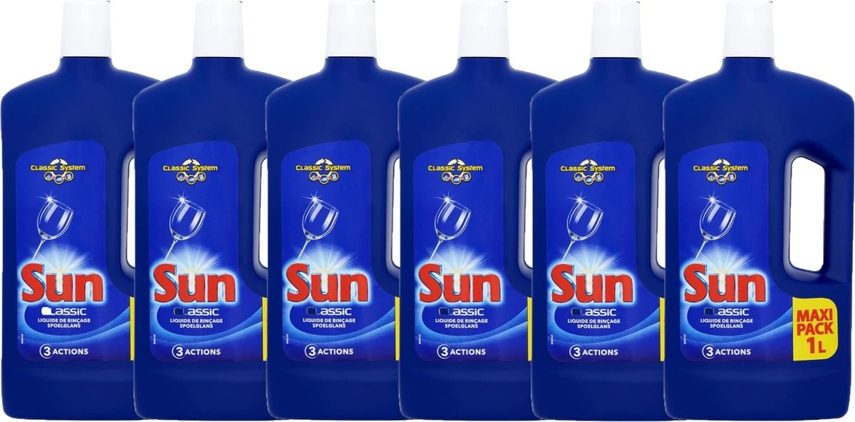 SUN® Sun Vaatwas Spoelglans - 6 X 1 L - Voordeelverpakking 9 SUN® Sun Vaatwas Spoelglans - 6 X 1 L - Voordeelverpakking - Afbeelding 9