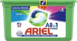 Ariel All In 1 Wasmiddel Pods Kleur Color - 3x43 Wasbeurten - Voordeelverpakking 15 Ariel All In 1 Wasmiddel Pods Kleur Color - 3x43 Wasbeurten - Voordeelverpakking -Winkel Voor Schoonmaakartikelen 1200x640 1