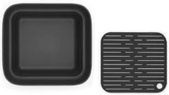 Brabantia SinkSide Afwasbak Vierkant - Met Afdruipschaal - Dark Grey -Winkel Voor Schoonmaakartikelen 1200x675 5