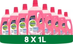 Dettol - Power & Fresh - Allesreiniger - Kersenbloesem - 8 X 1 Liter 10 Dettol - Power & Fresh - Allesreiniger - Kersenbloesem - 8 X 1 Liter -Winkel Voor Schoonmaakartikelen 1200x726