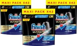 Finish Ultimate Regular Vaatwastabletten - 3x42 Capsules Promo Pack